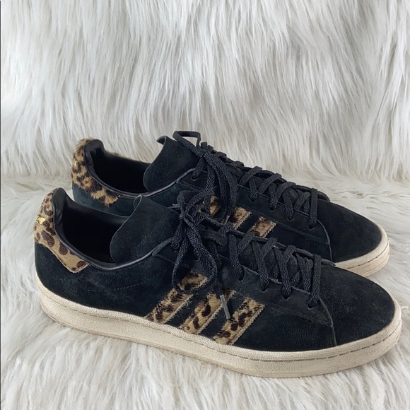 Adidas Shoes Adidas Campus 8s Suede With Leopard Fur Poshmark